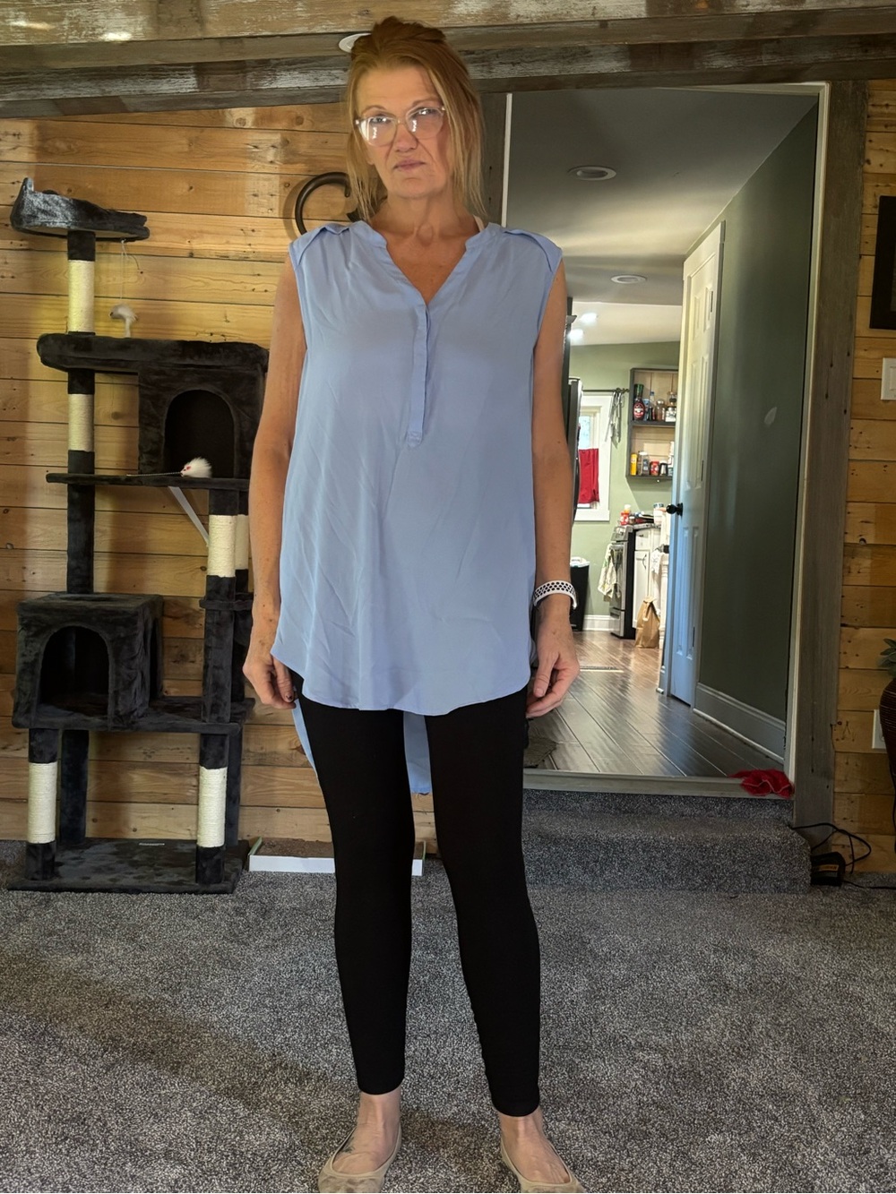 H&M Blue Blouse Size 12